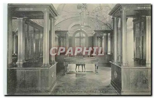 Cartes postales Chateau de la Malmaison Rueil La Bibliotheque