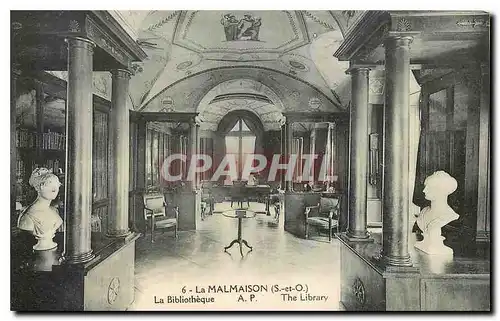 Cartes postales La Malmaison S et O La Bibliotheque