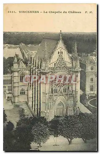 Cartes postales Vincennes Le Chapelle du Chateau