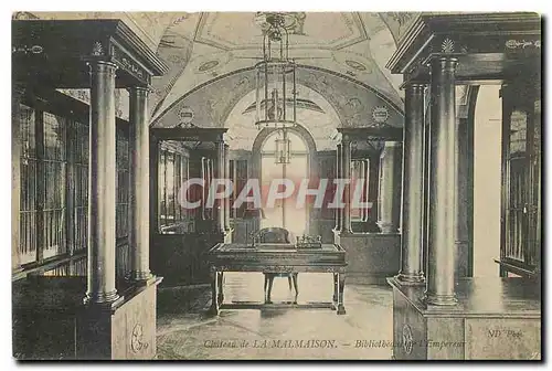 Cartes postales Chateau de la Malmaison Bibliotheque de l'Empereur