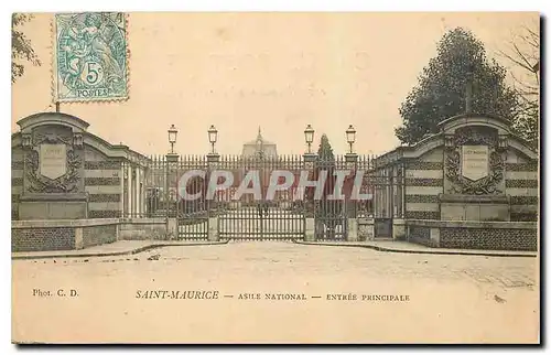 Cartes postales Saint Maurice Asile Matinal Entree principale