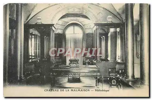 Cartes postales Chateau de la Malmaison Bibliotheque