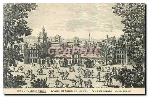 Ansichtskarte AK Vincennes l'Ancien Chateau Royal Vue generale