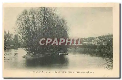 Ansichtskarte AK Le Tour de Marne De Champigny a Chennevieres