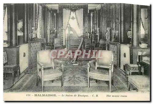 Cartes postales Malmaison Le Salon de Musique