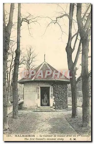 Cartes postales Malmaison Le Cabinet de travail d'ete