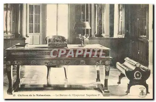 Cartes postales Chateau de la Malmaison Le Bureau de l'Empereur Napoleon I