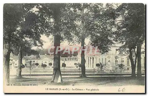 Cartes postales Le marais S et O Le Chateau Vue generale