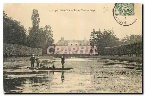 Cartes postales Vigneux Lac et Chateau Fraye