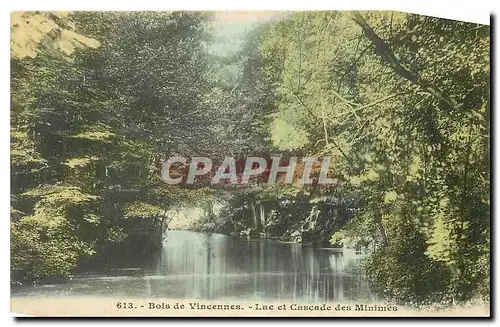 Ansichtskarte AK Bois de Vincennes Lac et Cascade des Minimes