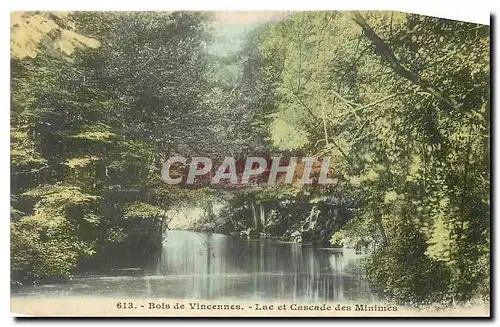 Cartes postales Bois de Vincennes Lac et Cascade des Minimes