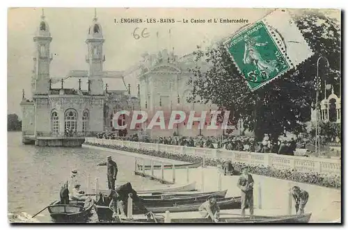 Cartes postales Enghien les Bains Le Casino et l'Embarcadere