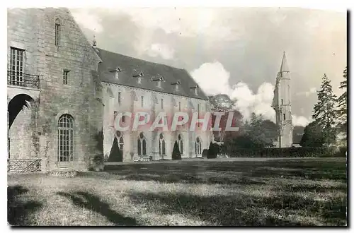 Moderne Karte Vue generale cote est Abbaye de Royaumont