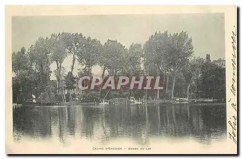 Cartes postales Casino d'Enghien bords du Lac