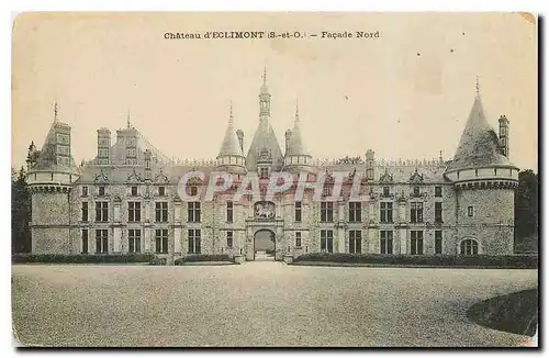 Cartes postales Chateau d'Eclimont S et O Facade Nord