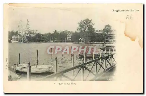 Cartes postales Enghien les Bains Embarcadere