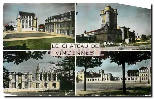 Moderne Karte Le Chateau de Vincennes