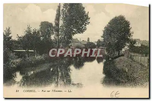 Cartes postales Corbeil Vue sur l'Essonne