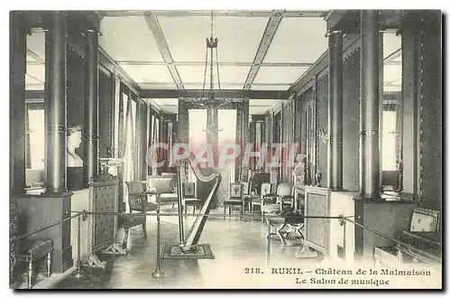 Cartes postales Rueil Chateau de la Malmaison Le Salon de musique