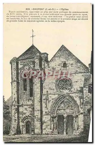 Cartes postales Longpont S et O l'Eglise