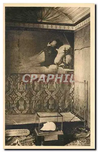 Cartes postales Palais de la Mlmaison Chambre de Bonaparte et Souvenirs de Sainte Helene