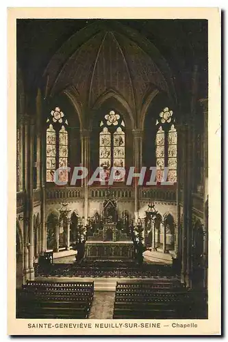 Cartes postales Sainte Genevieve Neuilly sur Seine Chapelle