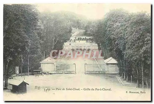 Cartes postales Parc de saint Cloud Grille du Fer a Cheval