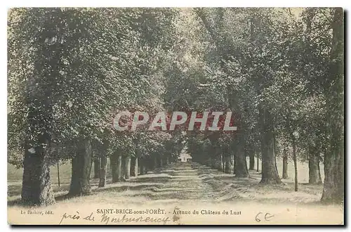 Cartes postales Saint Brice sous Foret Avenue du Chateau du Luat
