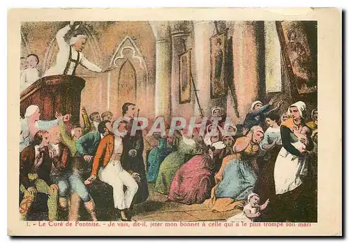 Cartes postales Le Cure de Pontoise Je vais