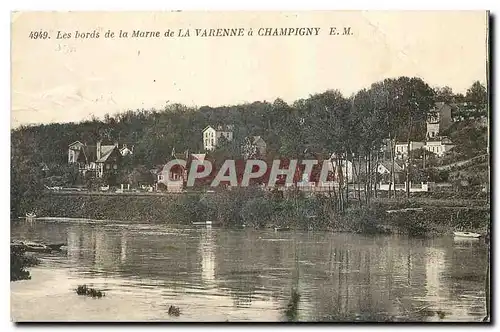 Cartes postales Les bords de la Marne de la Varenne a Champigny