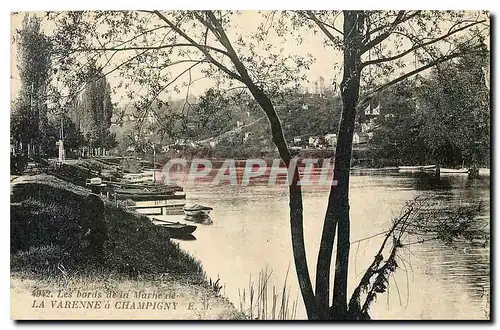 Cartes postales Les bords de la marne de la Varenne a Champigny