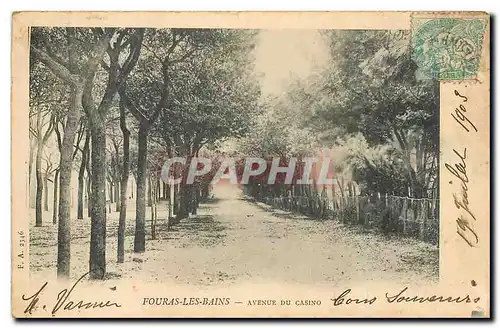 Cartes postales Fouras les Bains Avenue du Casino