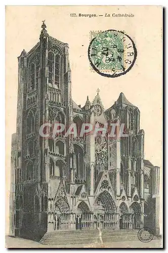 Cartes postales Bourges La Cathedrale