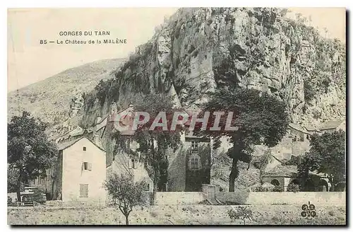 Cartes postales Gorges du Tarn Le Chateau de la Malene