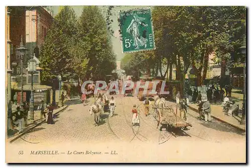 Ansichtskarte AK Marseille Le Cours Belzunce