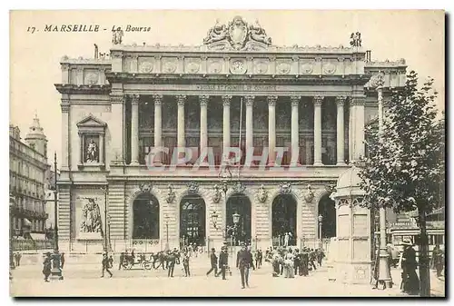 Cartes postales Marseille La Bourse