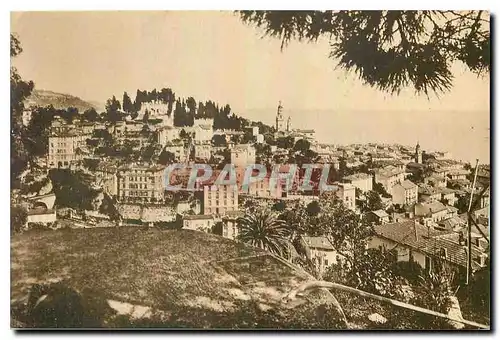 Cartes postales Cote d'Azur Menton Vue generale