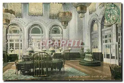 Cartes postales Vichy Le Casino la salle de jeu