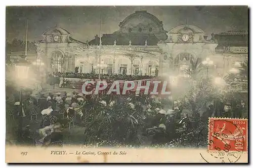 Cartes postales Vichy Le Casino Concert du Soir