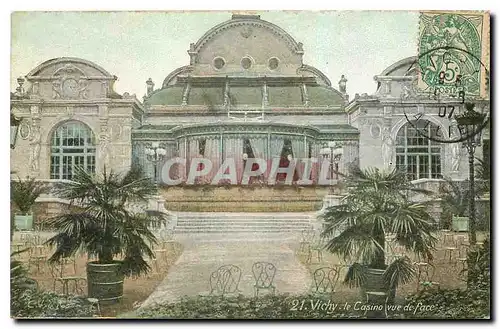 Cartes postales Vichy Le Casino vue de face