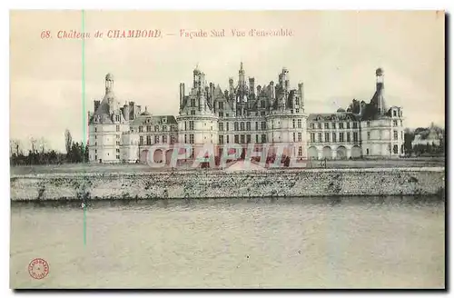 Ansichtskarte AK Chateau de Chambord Facade Sud Vue d'ensemble