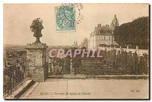 Cartes postales Blois Vue prise du Square de l'Eveche