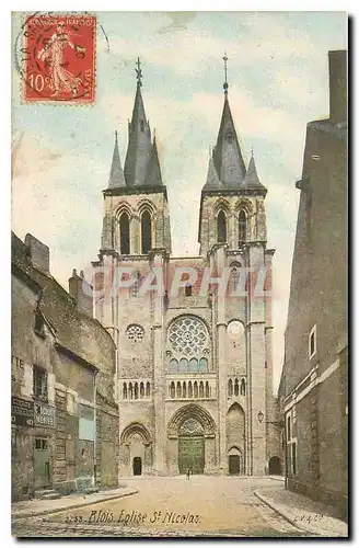 Cartes postales Blois Eglise St Nicolas