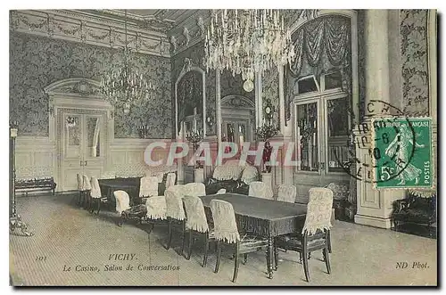 Cartes postales Vichy Le Casino Salon de Conversation