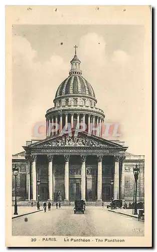 Cartes postales Paris Le Pantheon