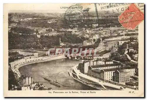 Ansichtskarte AK Lyon Panorama sur la Saone Vaise et Serin