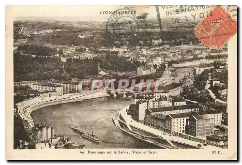 Cartes postales Lyon Panorama sur la Saone Vaise et Serin