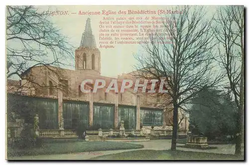 Cartes postales Avignon Ancienne Eglise des Benedictins St Martin