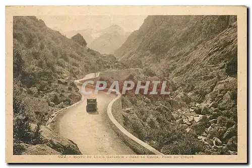 Cartes postales Route da Luz a gavarnie Fond du Cirque