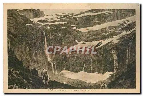 Cartes postales Gavarnie Interieur du Cirque